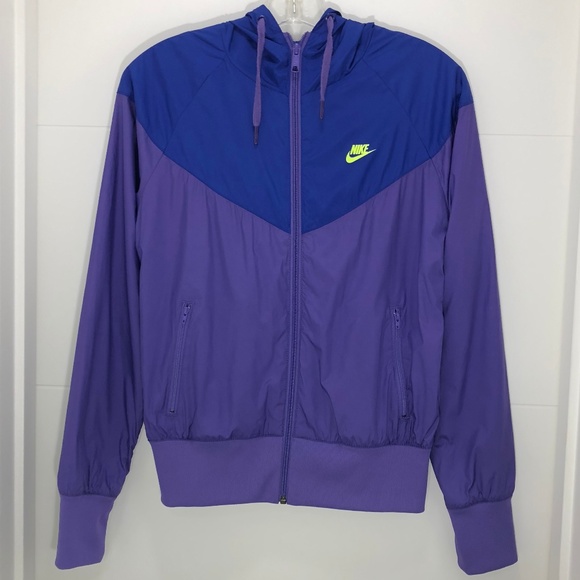 Nike Jackets & Blazers - Nike Hooded Windbreaker Jacket Purple Women's S